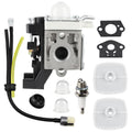 SRM 225 Carburetor for Echo GT225 GT225i GT225L PAS225 PE225 PPF225 SHC225 SRM225U SRM225 RB-K93 Trimmer Premium Weed Eater Edger Carb SRM 225 Air filter Fuel Line Tune Up Kit