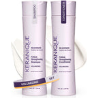 Keranique Damage Control Anti-Breakage Shampoo & Conditioner for Damaged, Thinning Hair – Intense Repair, Strengthening with Keratin, Biotin, Panthenol – Sulfate & Paraben Free, Keratin Amino Complex™
