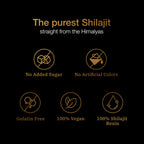 Be Bodywise Pure Himalayan Shilajit Gummies Gold I Lab Tested I No Added Sugar I Ashwagandha, Gokshura| Fulvic Acid & 85+ Trace Minerals I for Men, Women I Non-GMO I 100% Natural & Organic I 60 Gummy