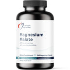 Designs for Health Magnesium Malate - Chelated Magnesium as Di Magnesium Malate - Highly Bioavailable Form to Support Energy, Bone Health + Muscle Recovery (240 Magnesium Malate Capsules)