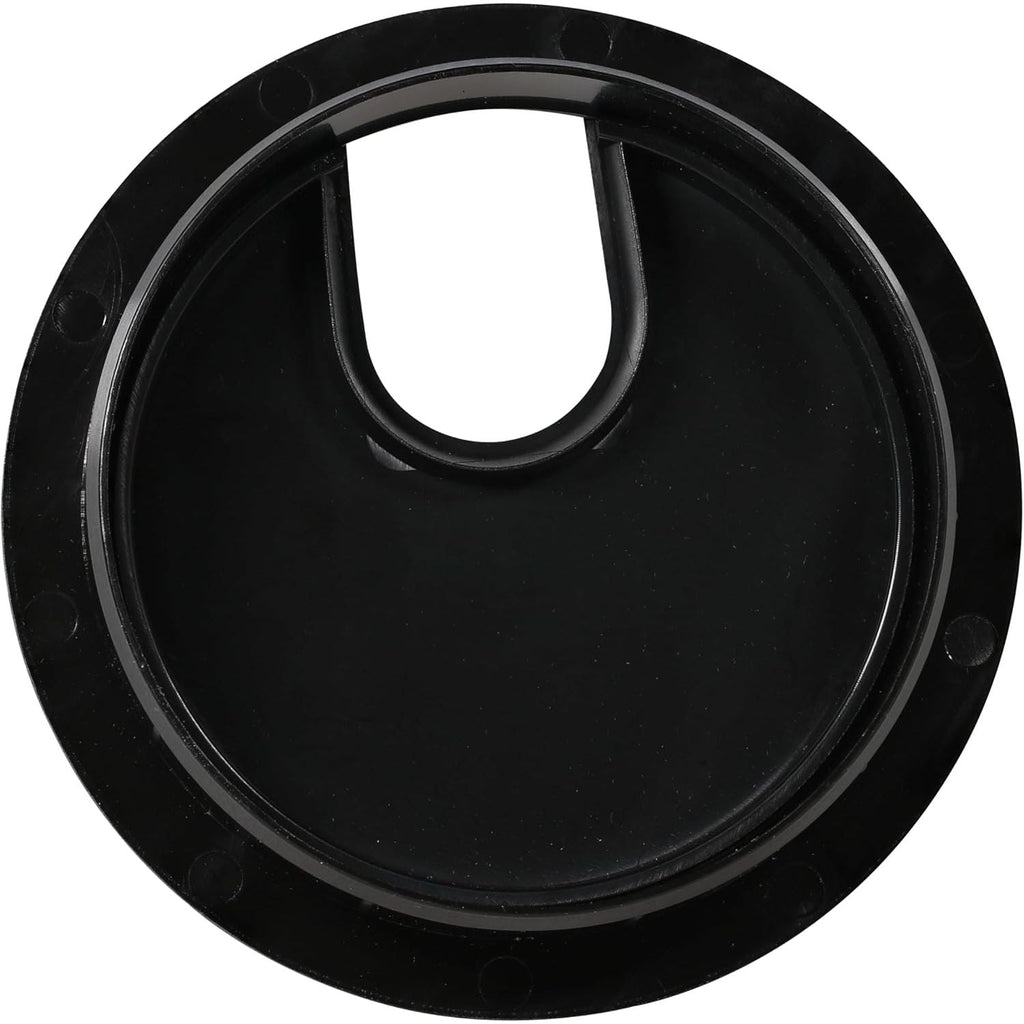 Buy now 5 Pack Rok Hardware 3" (76mm) Black Round Computer Desk Table Port Wire Cable Cord Organizer Hole Cover Grommet, ROKRG3BLK at indiglob india