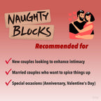 Naughty Blocks – Adult Couples Game with 54 Sexy Challenges for Date Night