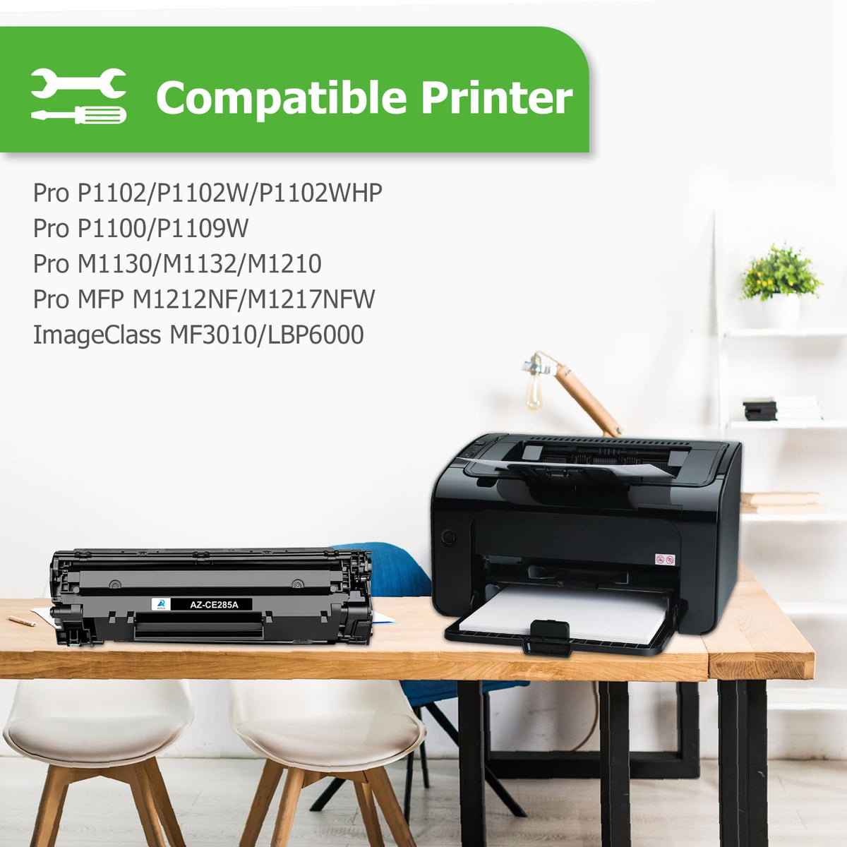 CE285A 85A Black Toner Cartridge for HP LaserJet P1102w Ink Toner Cartridge