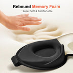 Buy now INNELO 3D Contoured Sleep Mask for Side Sleepers, 100% Light Blocking Sleeping Mask for Men & Women, Soft, No Pressure on Eyes, Airplane Blindfold for Travel, Night Eye Cover for Nap, Yoga, Grey at indiglob india