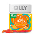OLLY Hello Happy, Mood Support Gummies for Adults*, Vitamin D - 60 Count