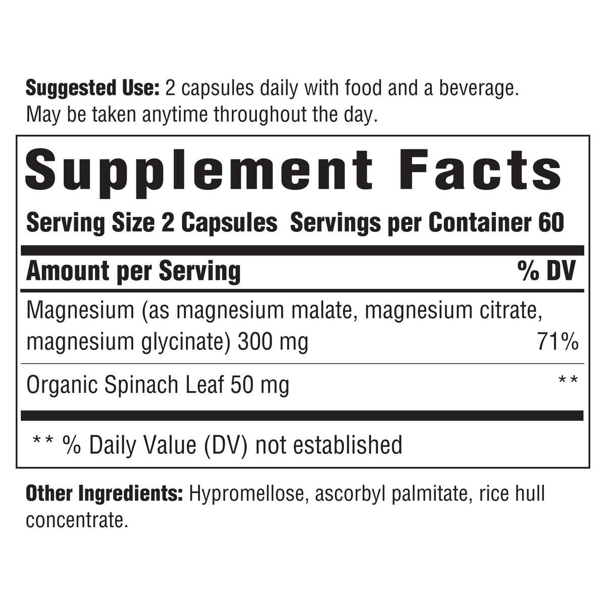 INNATE Response Formulas Magnesium Complex 300mg, 120 Capsules