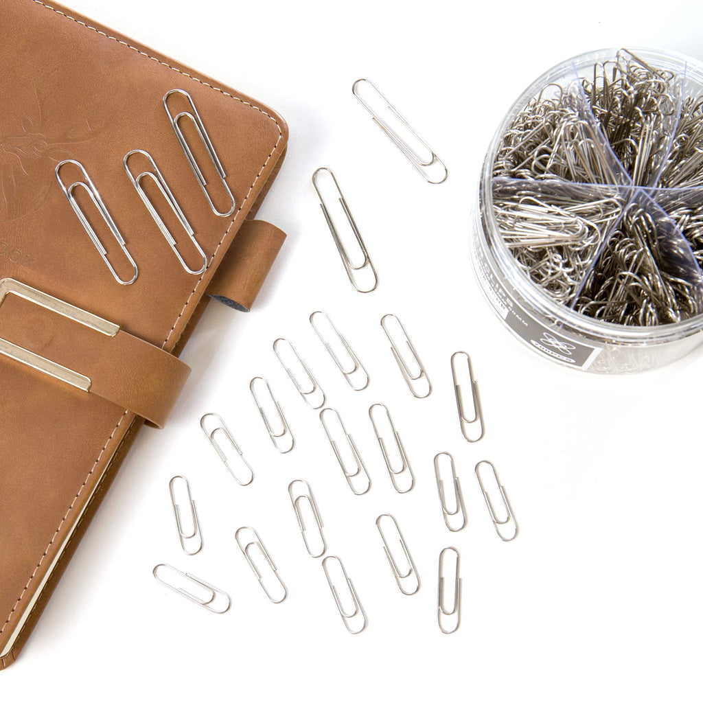 Wakawaga 700pcs Paper Clips Assorted Sizes Large (700PCS)