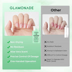 Glamonade Acetone Nail Polish Remover: Gel Polish Remover for Removal of Quick Dry Nail Polish/Gel Polish/Glitter Polish/Nail Tips | Aloe Vera Scent with Easy Push-Down Pump(6.34 Fl Oz)