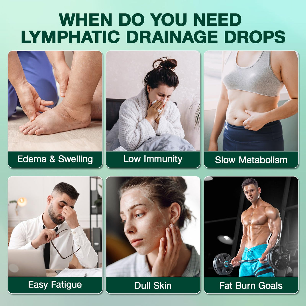 25-in-1 Lymphatic Drainage Drops – Lymphatic Drainage Supplements for Lymph System, Immune Support, Natural Cleanse & Detox - Daily Supplement High Absorption for Overall Wellness 2 Fl Oz (60ml)