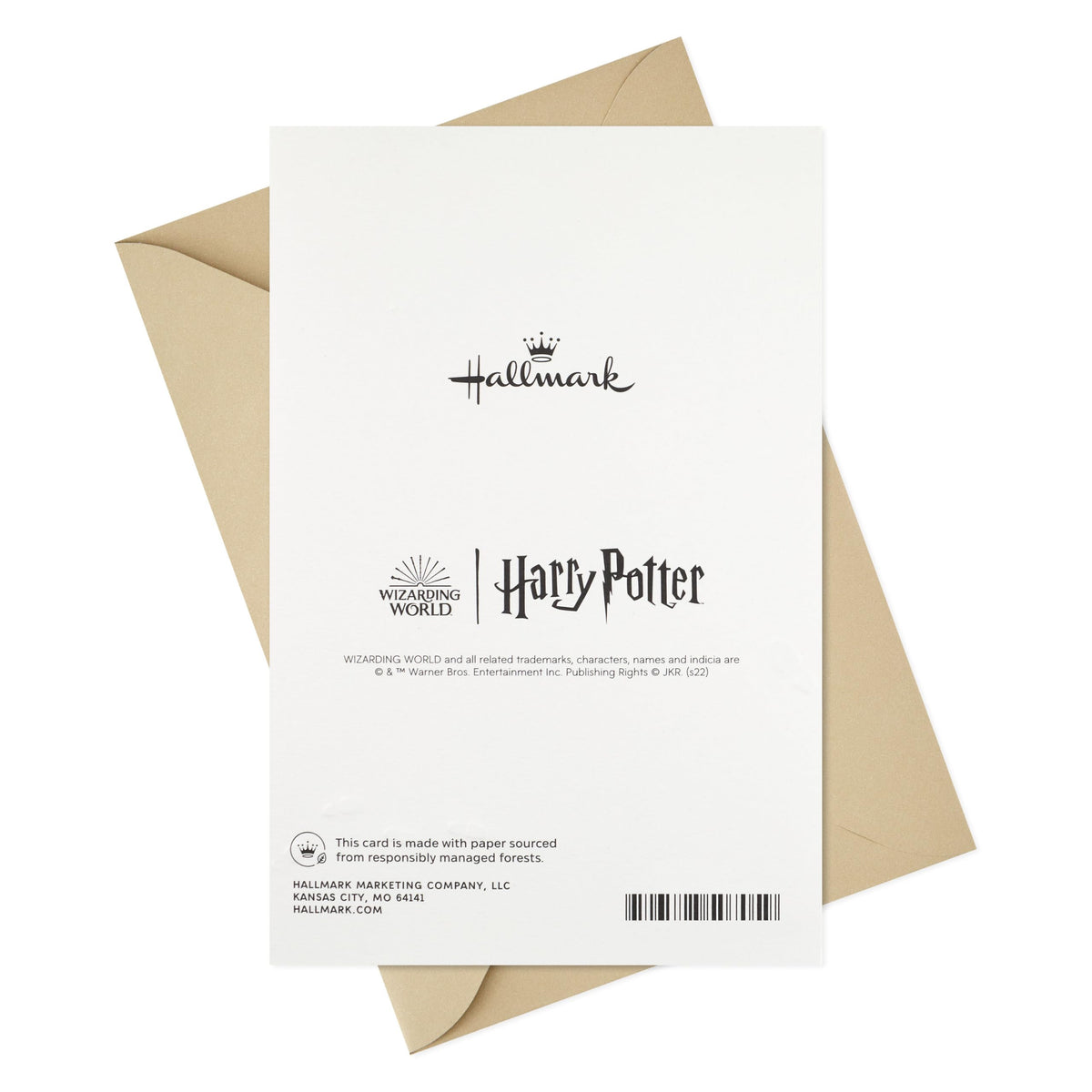 Hallmark Harry Potter Birthday Card (Marauders Map)