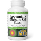 Buy now Natural Factors, Peppermint & Oregano Oil Complex, Digestive Aid for Gastrointestinal Health, 60 softgels Default at indiglob india
