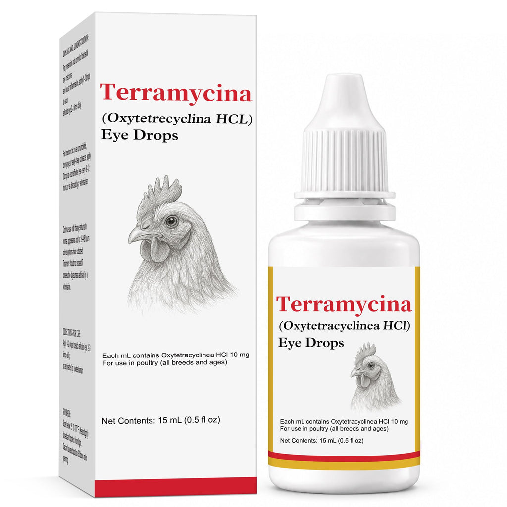 Chickens Eye Care Drops for Chickens, Ducks & Birds – Improve the Eye Health – Improve Egg Quality – Supports Clear Vision & Healthy Eyes – 15 mL (0.5 fl oz)