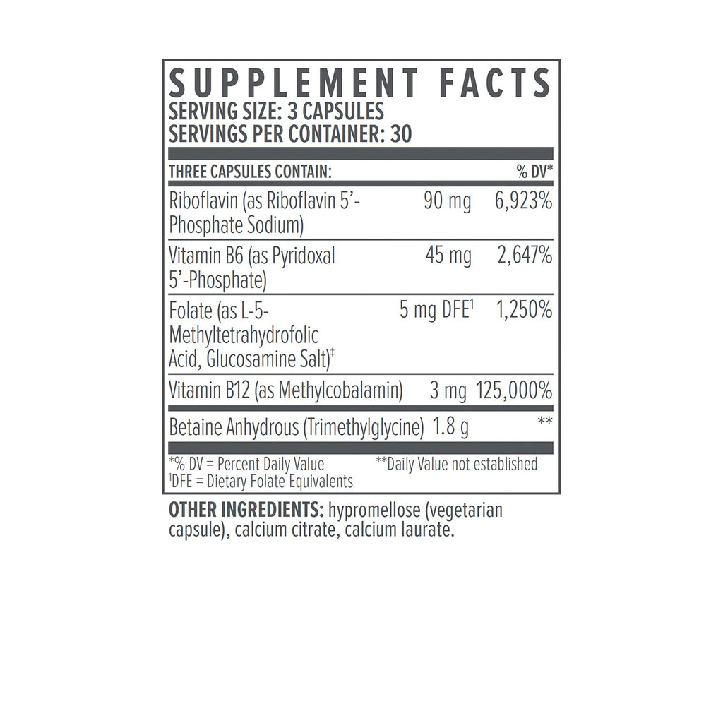 Biote Nutraceuticals - Methyl Factors+ - Circulation + Mood (90 Capsules)