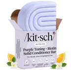 Buy now Kitsch Toning Purple Conditioner For Blondes & Color Treated Hair - Conditioner Bar For Women & Men - With Biotin for Strengthening & Neutralizing Brassy Tones - Vegan, Silicone & Sulfate Free - 2.7oz at indiglob india