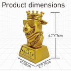 Goat Trophy Winner Award – 7 Inch Funny Greatest of All Time Trophy for Fantasy Football Champion, Office MVP, Employee Recognition, Retirement Gift for Men, Boss, Coworker & Friends