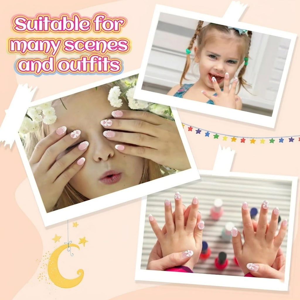 Plauva 26-piece French tip press-on nails, perfect for any outfit. Available online for quick delivery.