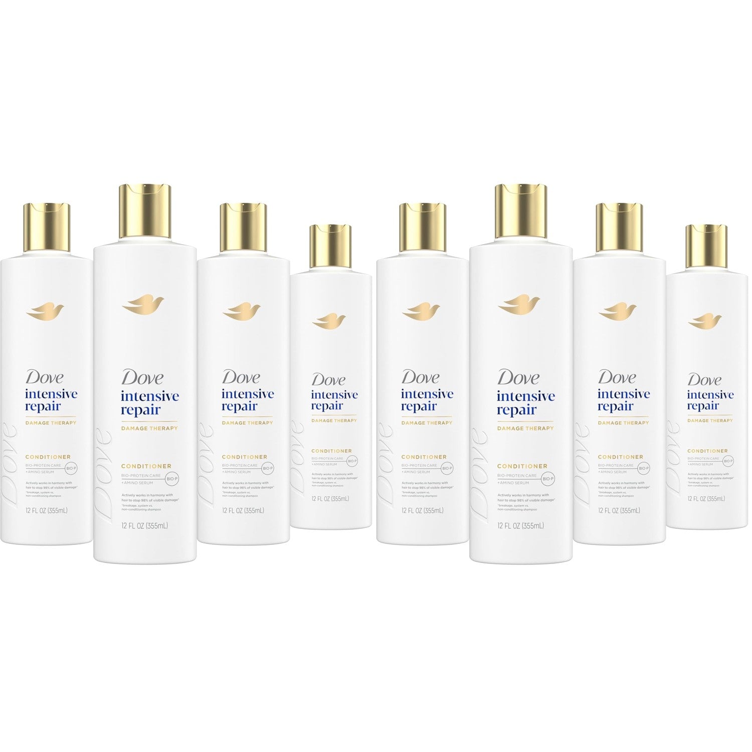 Dove Intensive Repair Conditioner for Damaged Hair & Breakage 28oz | Helps restore hair, stop 98% visible damage & regenerate hair strength for stronger hair with Amino Serum & Bio-Protein Care