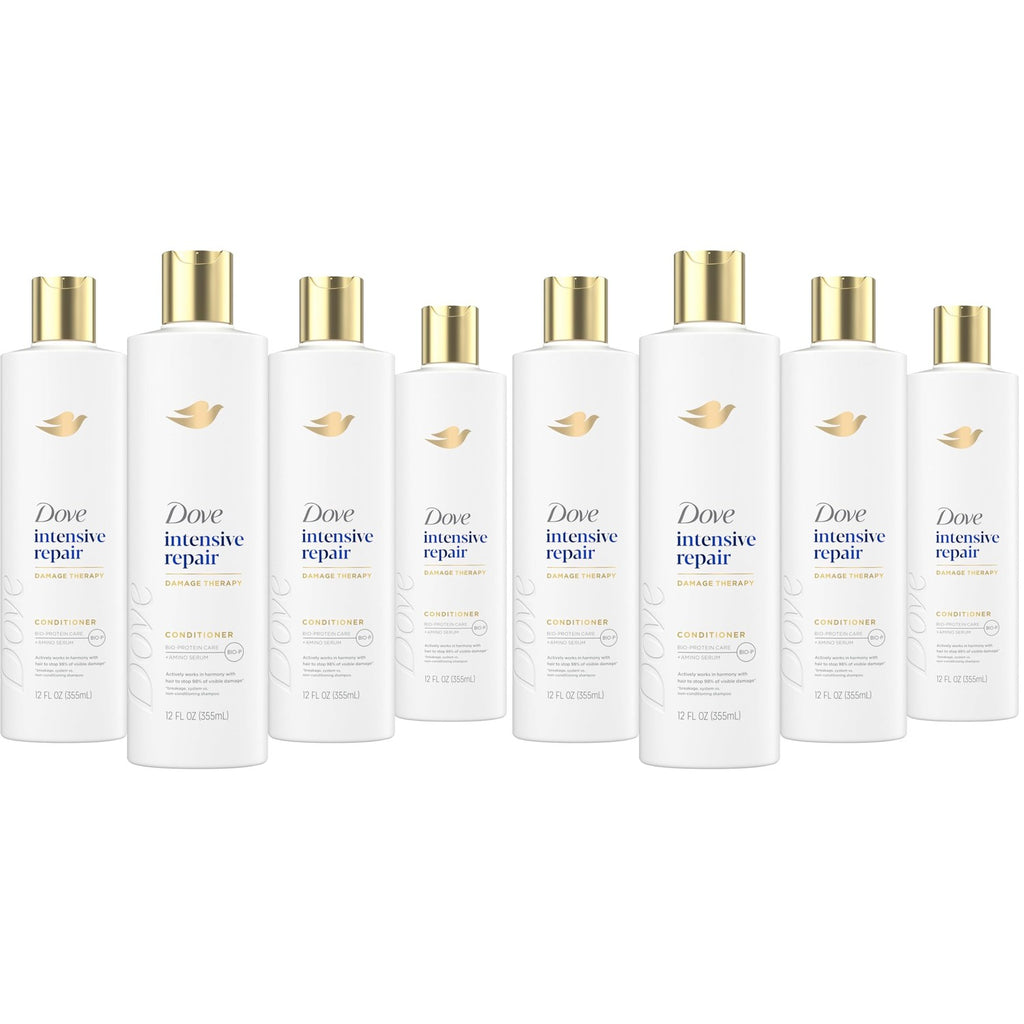 Dove Intensive Repair Conditioner for Damaged Hair & Breakage 28oz | Helps restore hair, stop 98% visible damage & regenerate hair strength for stronger hair with Amino Serum & Bio-Protein Care