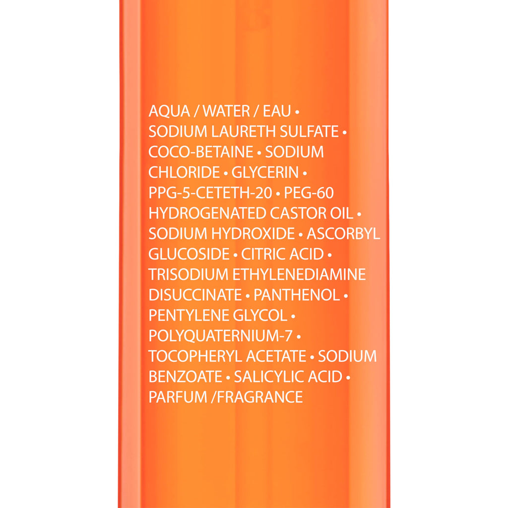 La Roche-Posay Vitamin C Brightening Face Wash, Gentle Foaming Facial Cleanser with Vitamin Cg and Vitamin B3 to Brighten and Even Skin Tone, Vitamin C Face Wash that Cleanses Dirt & Makeup, 200ml