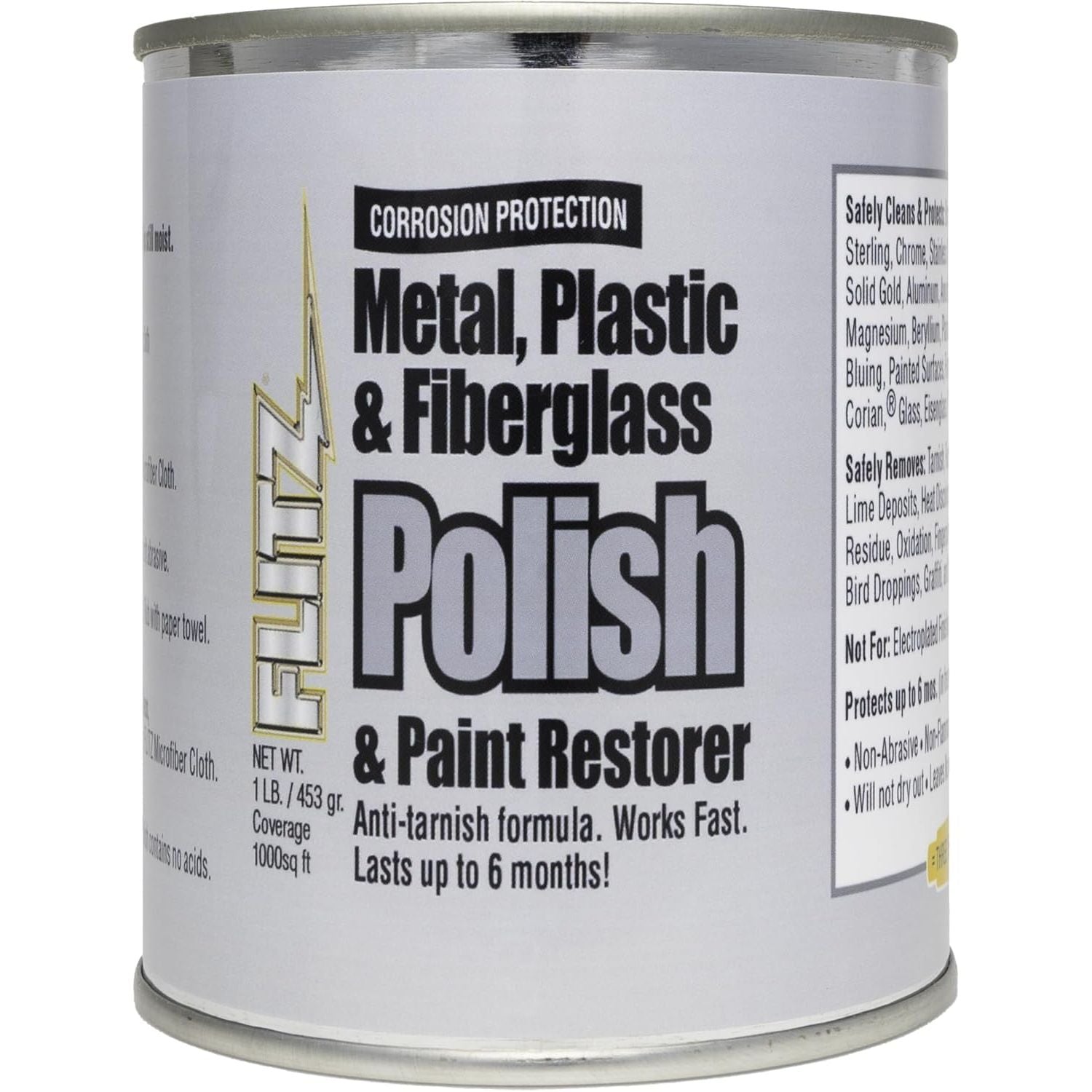 Buy now Flitz Multi-Purpose Metal Polish Paste - 1.76oz Tube of USA-Made Chrome Polish - Works on Stainless Steel, Aluminum, Plastic, Jewelry and Cars - Non-Abrasive Cleaner & Rust Remover (1 Pack) 1 LB 1 at indiglob india