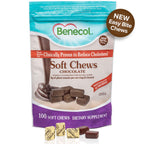 Benecol® Soft Chews – New Easy Bite Chew – with Plant Stanols Clinically Proven to Help Lower Cholesterol – Chocolate Flavor – 100 Count Pouch