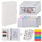 Buy now NICOOTHBudget Binder Cash Envelopes A6 Money Saving Binder with Zipper envelopes (Purple) at indiglob india