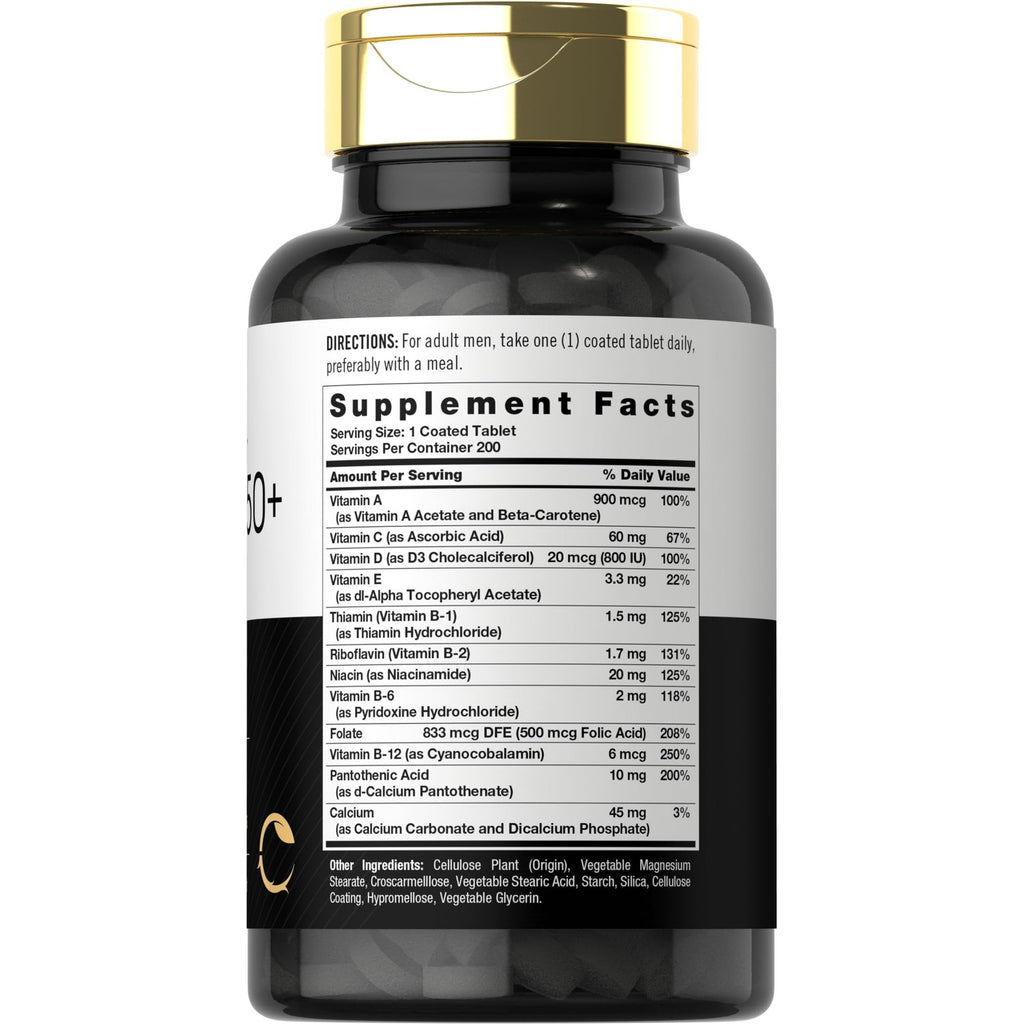 Carlyle Multivitamin for Men 50+ | 200 Count