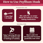 ORGANIC INDIA Whole Psyllium Husk Powder Organic - Psyllium Husk Fiber Supplement, Digestion Support, Vegan, Gluten-Free, Non-GMO, Soluble & Insoluble Fiber Source - 12 oz (Pack of 1)