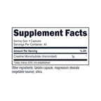 Nutricost Creatine Monohydrate 3,000mg, 180 Capsules (750mg Per Capsule) | Gluten Free, GMO-Free
