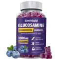 Simhould 2 Packs Glucosamine Chondroitin Gummies - 3000MG Extra Strength Joint Support Supplement with MSM & Elderberry, Flexibility, Antioxidant Immune Support Gummy for Adults, Men & Women