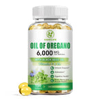 Oil of Oregano with Black Seed Oil, 6000mg/Serving, 150 Softgels | Oregano Oil Capsules for Immune Support with High Carvacrol & Thymoquinone, Antioxidant, Non-GMO, Gluten Free