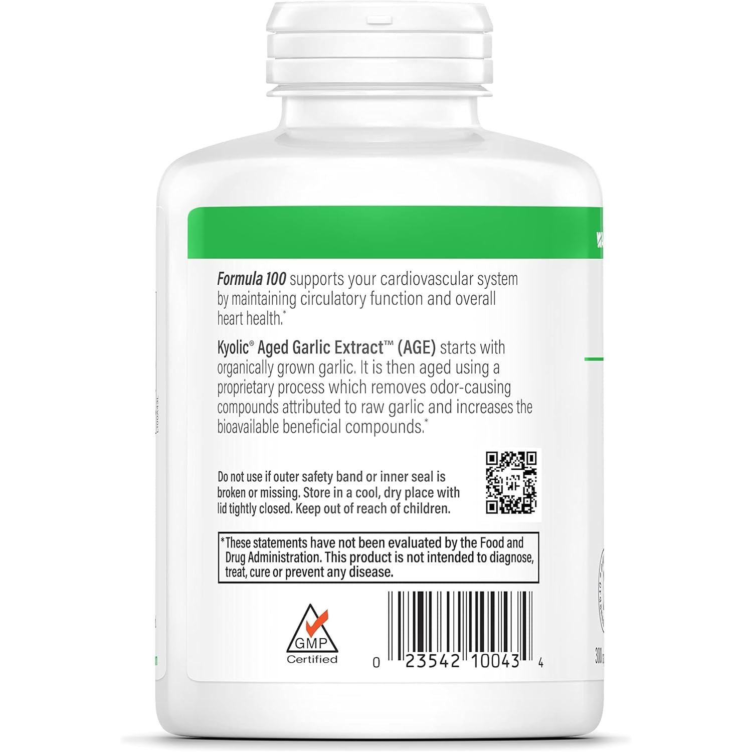 Buy now Kyolic Aged Garlic Extract Formula 100, Cardiovascular at indiglob india