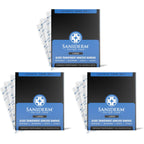 Saniderm - Tattoo Aftercare Bandage 10 Sheets - 4 x 4 Inch Small Pack | Contains Waterproof, Sterile, Latex-Free Bandage Sheets and Medical-Grade Tattoo Aftercare Film for Fresh Ink Protection.