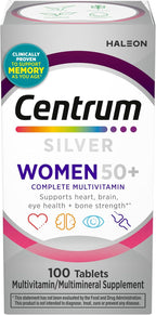 Buy now Centrum Silver Women's Multivitamin for Women 50 Plus, Multivitamin/Multimineral Supplement with Vitamin D3, B Vitamins, Non-GMO Ingredients, Supports Memory and Cognition in Older Adults - 100 Ct 100 Count (Pack of 1) at indiglob india