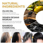 Gray Hair Reverse Bar Black Soap For Gray Hair Darkening Shampoo Bar, Natural Black Soap for Hair & Beard Darkening, Moisturizing & Scalp Care for Men Women 2PACK