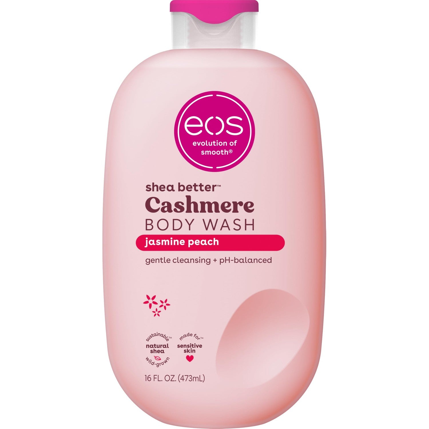 Buy now eos Cashmere Body Wash â€“ Vanilla Cashmere, Moisturizing Body Wash, Creamy Gel Formula, with Shea Butter, Glycerin, Vitamin E, pH Balanced, Sensitive Skin, Vegan, 16 fl oz at indiglob india