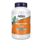 Buy now NOW Foods Supplements, Magnesium 400 mg, Enzyme Function*, Nervous System Support*, 180 Veg Capsules at indiglob india