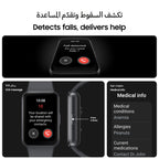 SAMSUNG Galaxy FIT 3 [2025, 40MM] 1.6" AMOLED Display | IP68 Water Resistant | 14 Days Battery Life | 100+ Watchfaces | 100+ Exercise Modes | International Model (Fast Charger Bundle, Black)
