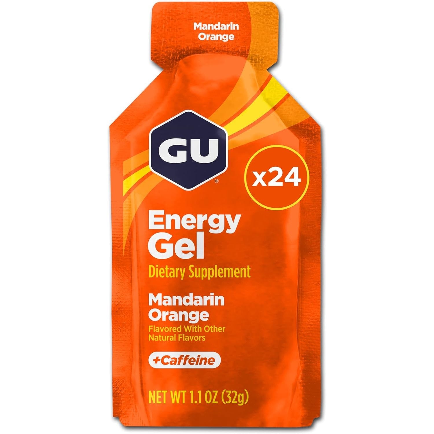 Buy now GU Energy Original Sports Nutrition Energy Gel, Vegan, Gluten-Free, Kosher, and Dairy-Free On-the-Go Energy for Any Workout, 8-Count, Tri-Berry Mandarin Orange 24 Count (Pack of 1) at indiglob india