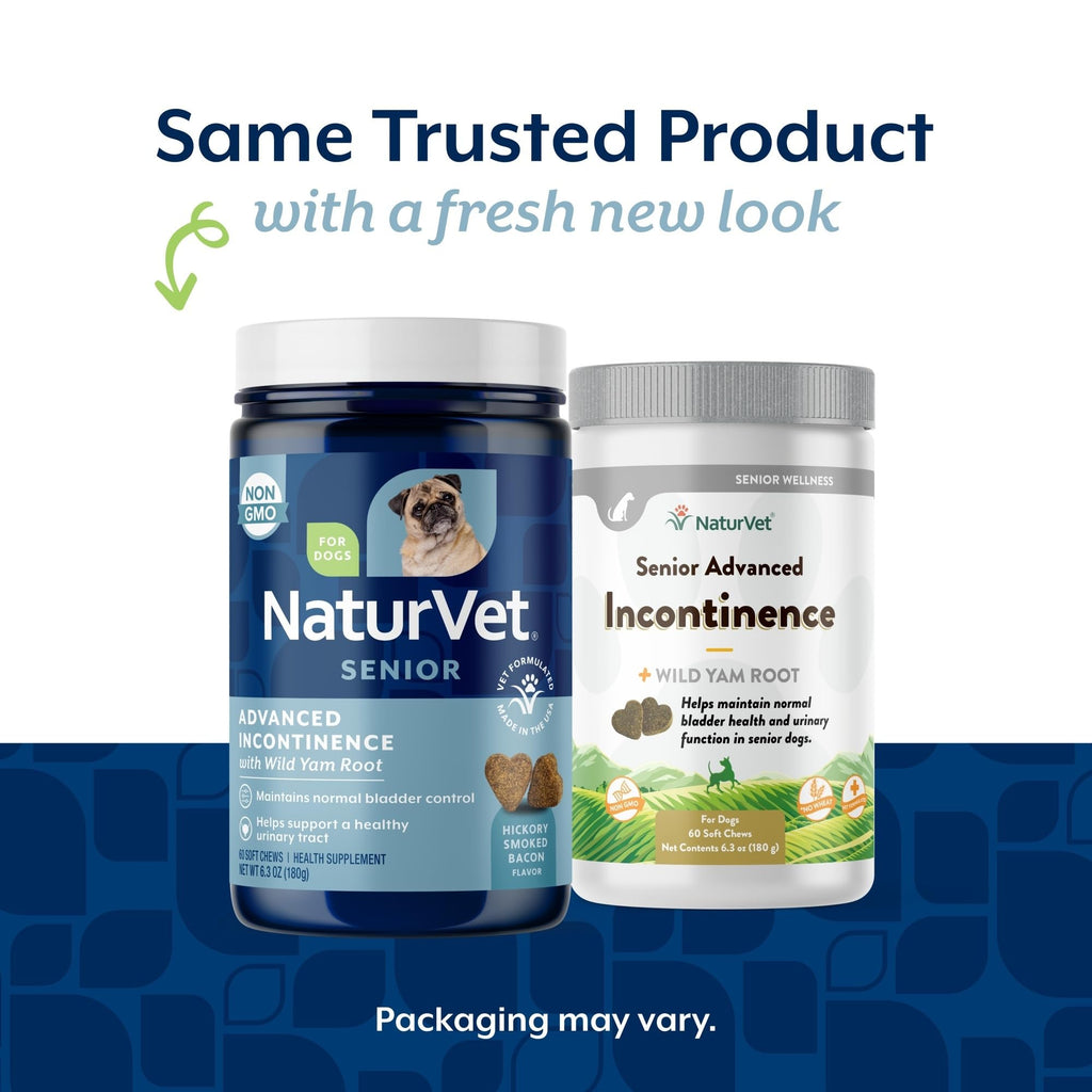 NaturVet Senior Advanced Incontinence Dog Supplement - 60 Ct