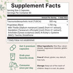 Micro Ingredients TUDCA Bile Salts Complex 2000mg per Serving, 240 Capsules