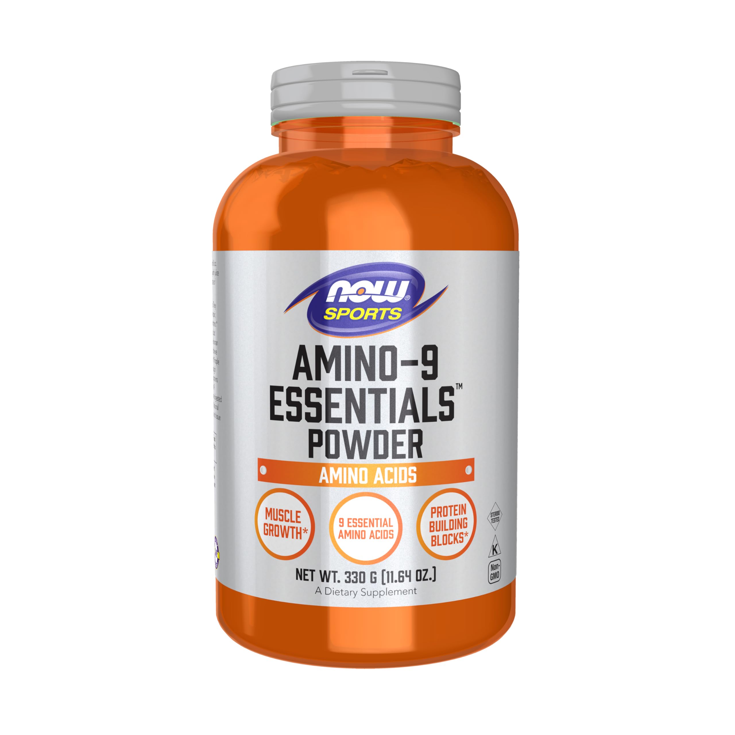 Buy now NOW Sports Nutrition, Amino-9 Essentialsâ„¢ Powder, Enhanced Protein Synthesis, Amino Acids, 330-Grams at indiglob india