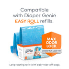 Diaper Genie Essence Diaper Pail with Easy Roll Refill (18 Bags)
