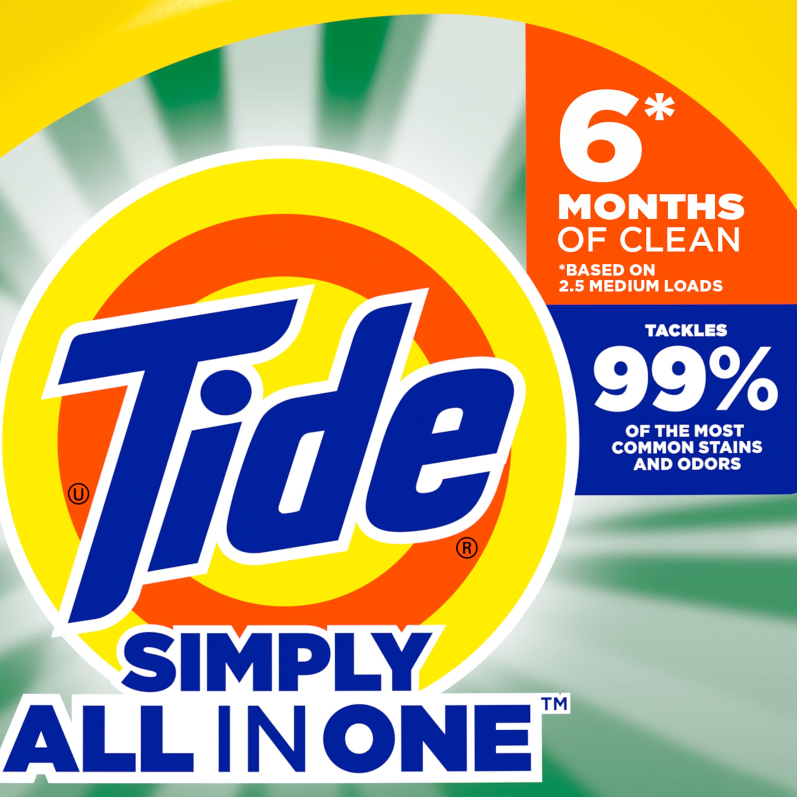 Buy now Tide Simply All-In-One Liquid Laundry Detergent, Refreshing Breeze Scent, 6 Loads, 10 fl oz at indiglob india