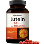 Lutein 40mg + Zeaxanthin 1,600mcg, 360 Softgels | 4-in-1 Formula with Astaxanthin, Omega-3 & Phospholipids | Marigold Flower Extract | Supports Eye, Brain & Vision Health | Non-GMO, Gluten Free