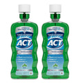 Buy now ACT Anticavity Zero Alcohol Fluoride Mouthwash 18 fl. oz., With Accurate Dosing Cup, Mint 18 Fl Oz (Pack of 2) at indiglob india