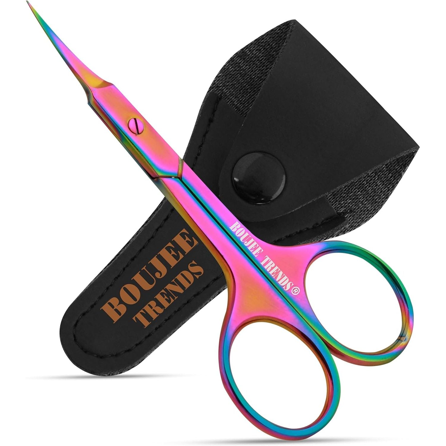 Buy now Cuticle Scissors, Eyebrow False Eyelashes Mustache Facial Nose Ear Hair Grooming Multi-Purpose Beauty Scissors, Small Manicure Pedicure Curved Extra Sharp Fine Blades Professional Shears for Men Women at indiglob india