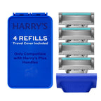 Harry's Plus Razor Refills - 10 Razor Blade Cartridges | Compact Cartridge Design for Precise Control - Shaving Kit for Men - Only Compatible with Harry's Plus Handles
