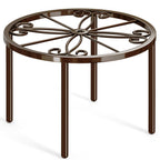 bussdis 1 PCS Plant Stand,-Heavy Duty Metal Stand Decorates Plants, Anti-Rust Flower Pot Stand, Round Plant Rack for Room Indoor and Outdoor Courtyard,Gardens, Brown.
