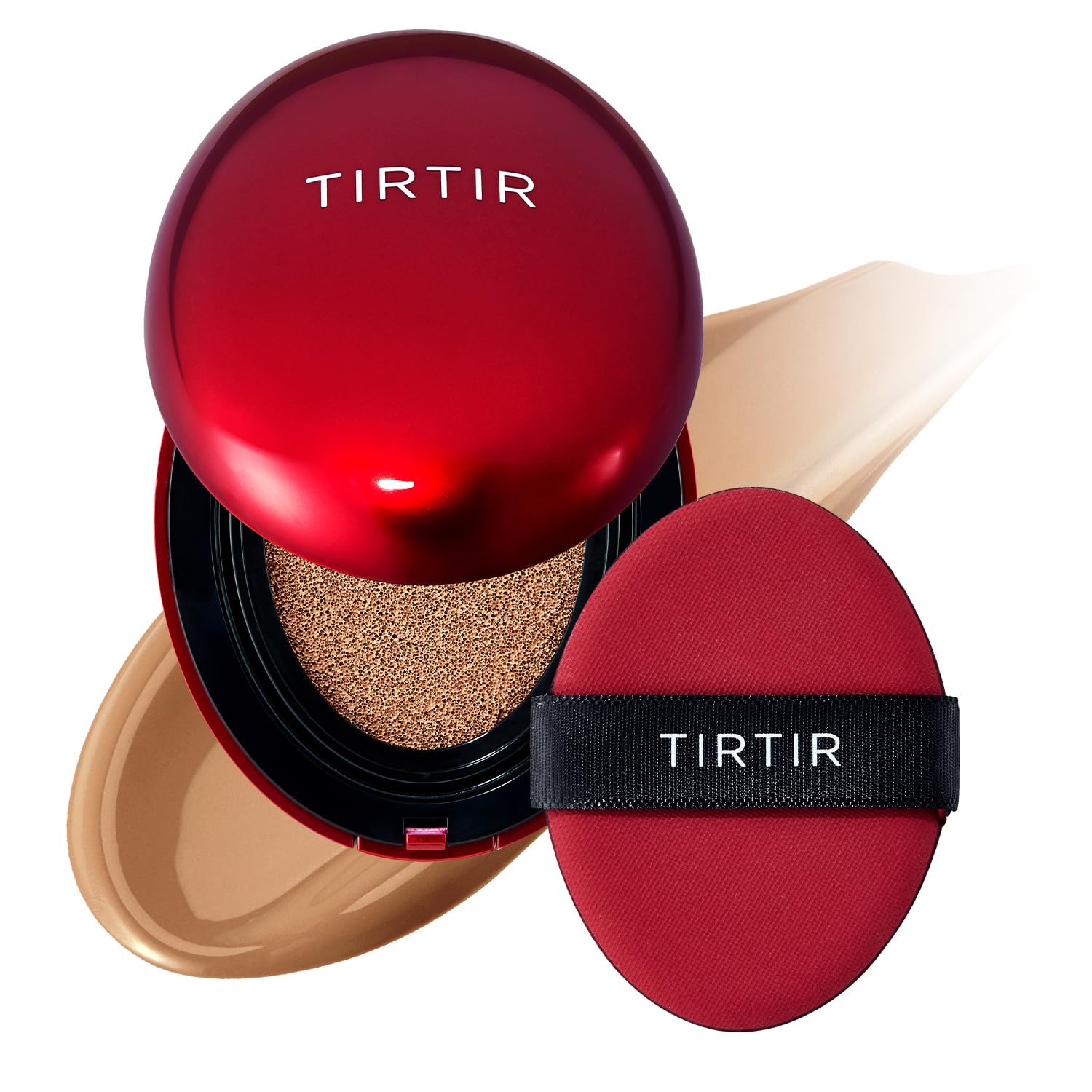Buy now TIRTIR Mask Fit Red Cushion Foundation | Full coverage, Weightless, Skin fit, Satin Glow Finish, Korean Makeup BB Foundation, beauty, Tattoo cover up, Buildable (#21N Ivory, 0.63 Fl Oz) 34N Pecan 0.63 Fl Oz (Pack of 1) at indiglob india